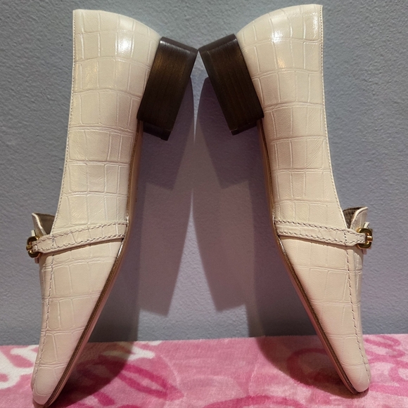 Women's Tom Ford Whitney Crocodile Chain Loafer, Size 37.5 NWOB - Picture 4 of 11